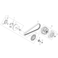 Variator - Drivrem - Vikter