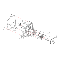 Höger vevhus - Oljepump
